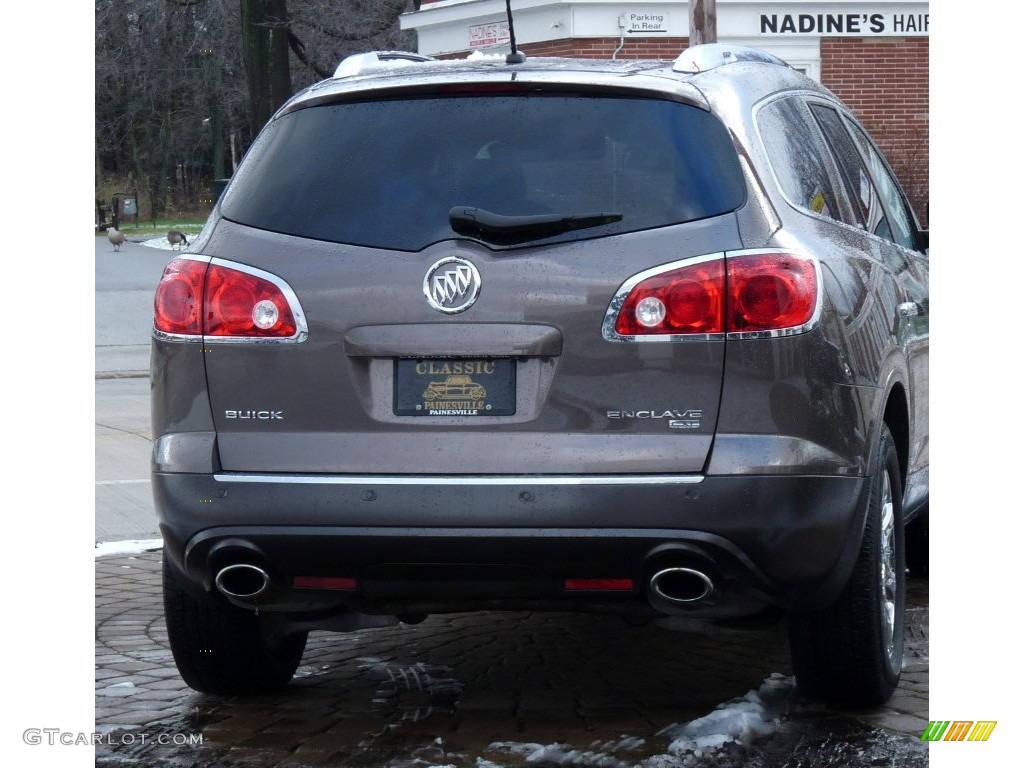 2010 Enclave CXL AWD - Cocoa Metallic / Ebony/Ebony photo #3