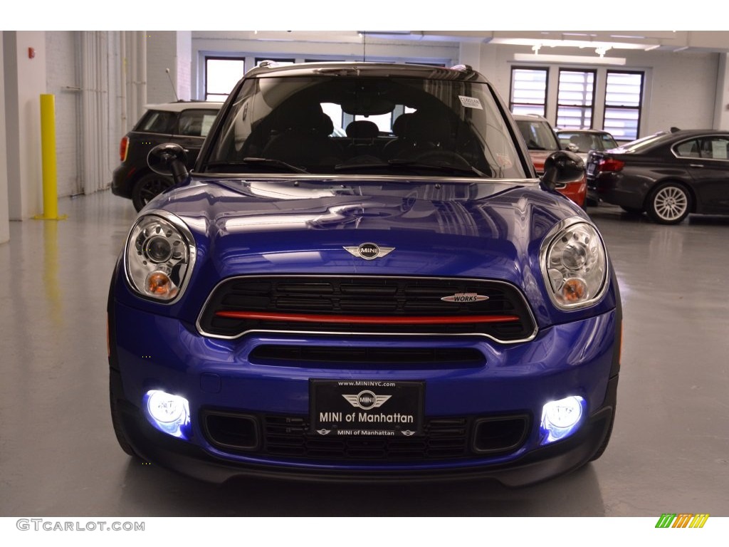 2016 Countryman John Cooper Works All4 - Starlight Blue Metallic / Carbon Black photo #2