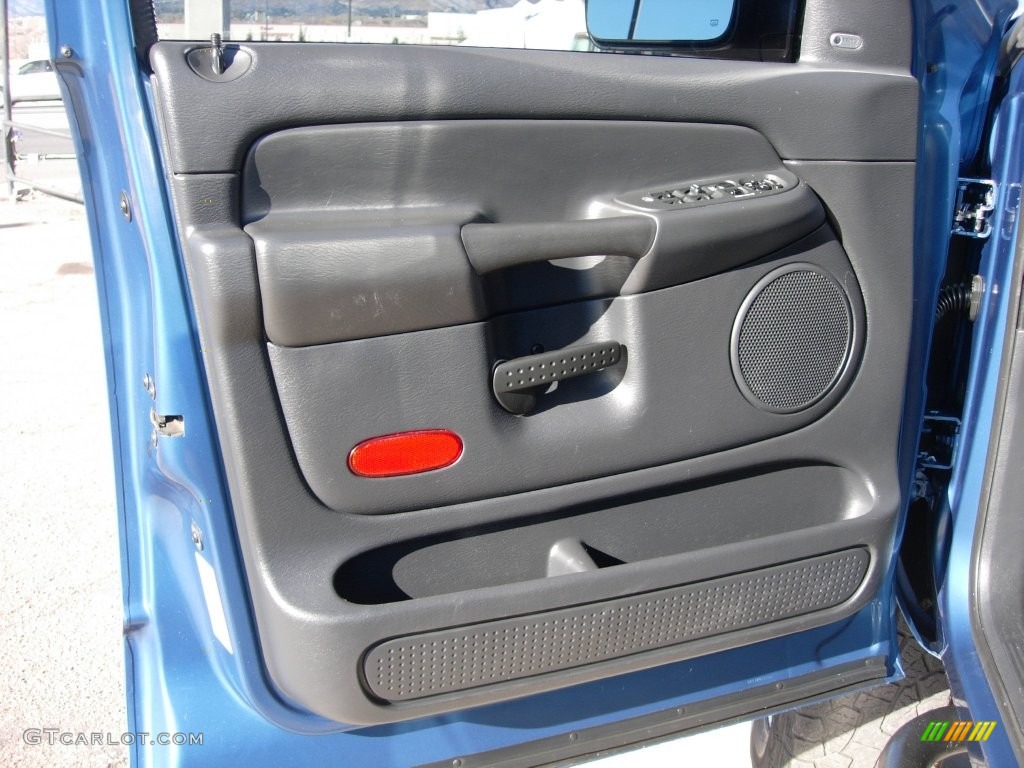 2003 Ram 2500 SLT Quad Cab 4x4 - Atlantic Blue Pearl / Taupe photo #11