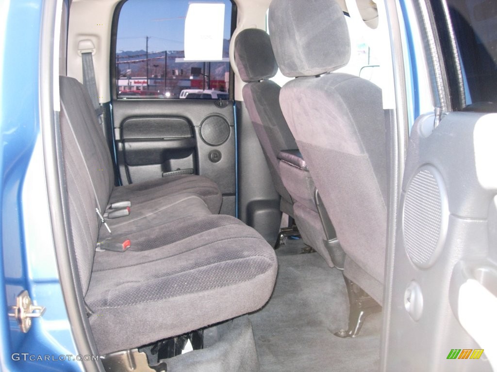 2003 Ram 2500 SLT Quad Cab 4x4 - Atlantic Blue Pearl / Taupe photo #14