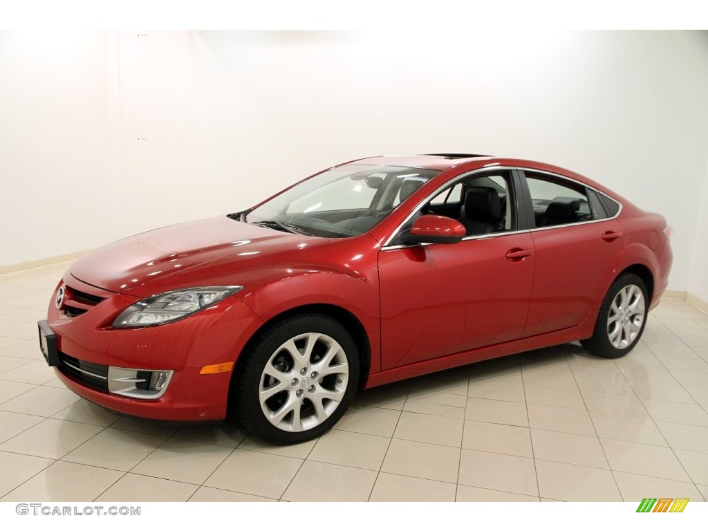 2009 MAZDA6 s Grand Touring - Sangria Red Mica / Black photo #3