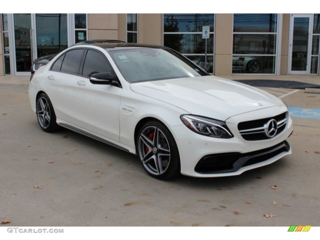 Polar White 2015 Mercedes-Benz C 63 AMG Coupe Exterior Photo #109133454