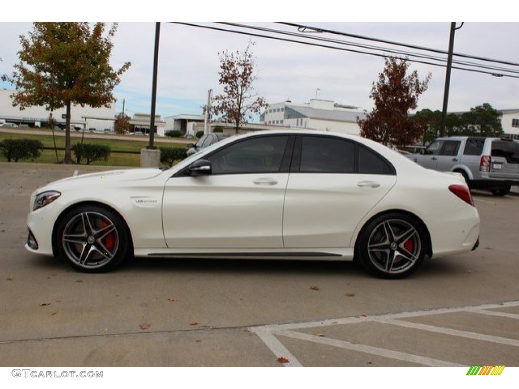 Polar White 2015 Mercedes-Benz C 63 AMG Coupe Exterior Photo #109133577
