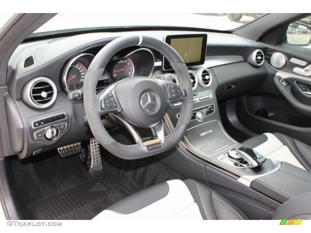 designo Porcelain/Black Interior 2015 Mercedes-Benz C 63 AMG Coupe Photo #109133694