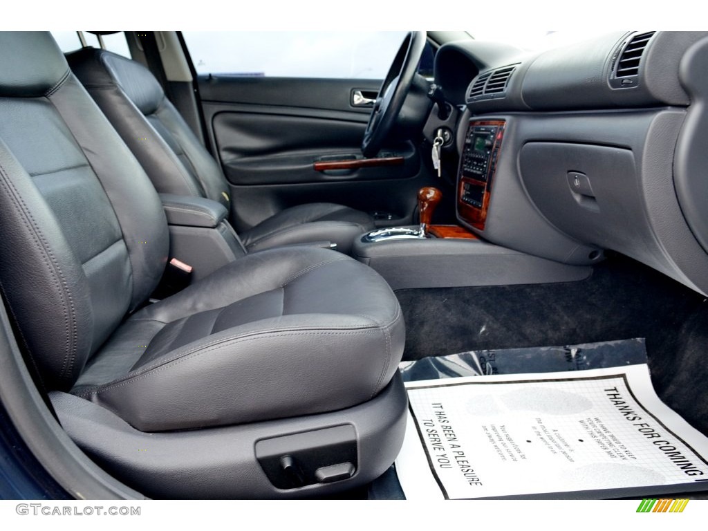 2005 Passat GLX Sedan - Blue Graphite Metallic / Grey photo #13