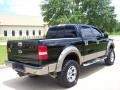 2004 Black Ford F150 Lariat SuperCrew 4x4  photo #3