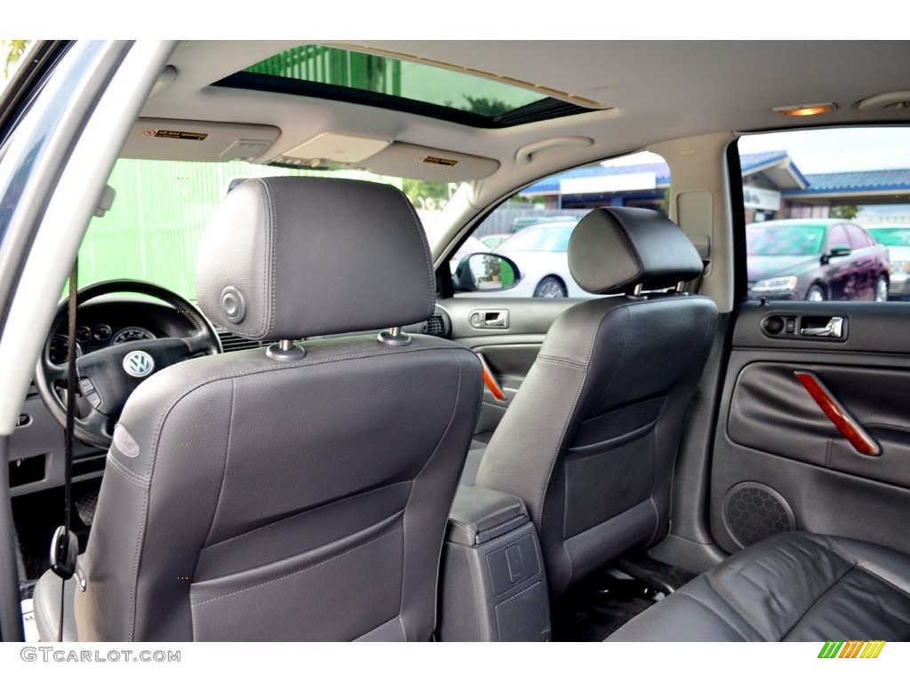 2005 Passat GLX Sedan - Blue Graphite Metallic / Grey photo #48