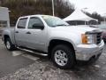 Pure Silver Metallic - Sierra 1500 SLE Crew Cab 4x4 Photo No. 8