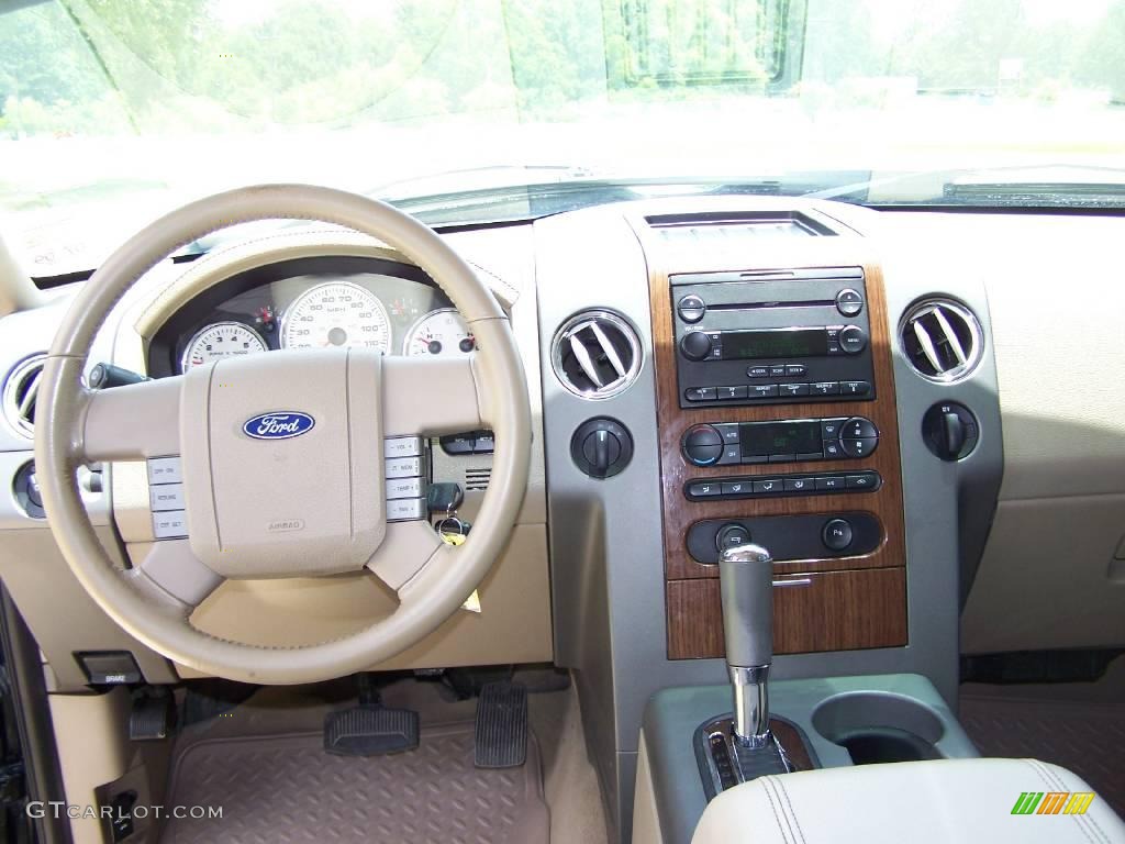2004 F150 Lariat SuperCrew 4x4 - Black / Tan photo #11