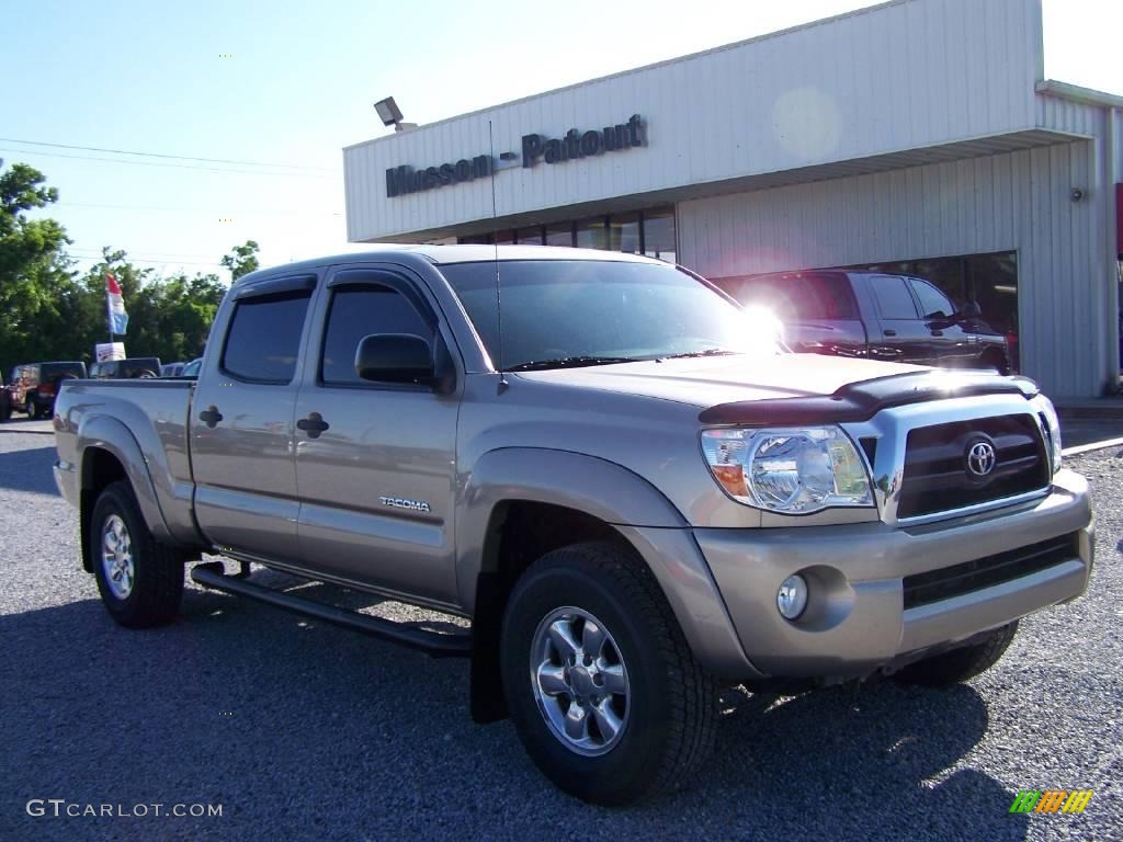 2007 Tacoma V6 PreRunner Double Cab - Desert Sand Mica / Taupe photo #1