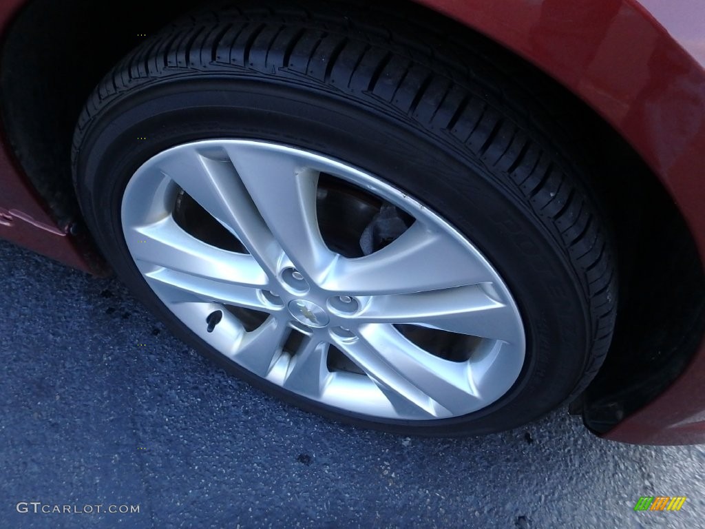 2012 Cruze LTZ - Autumn Red Metallic / Cocoa/Light Neutral photo #9