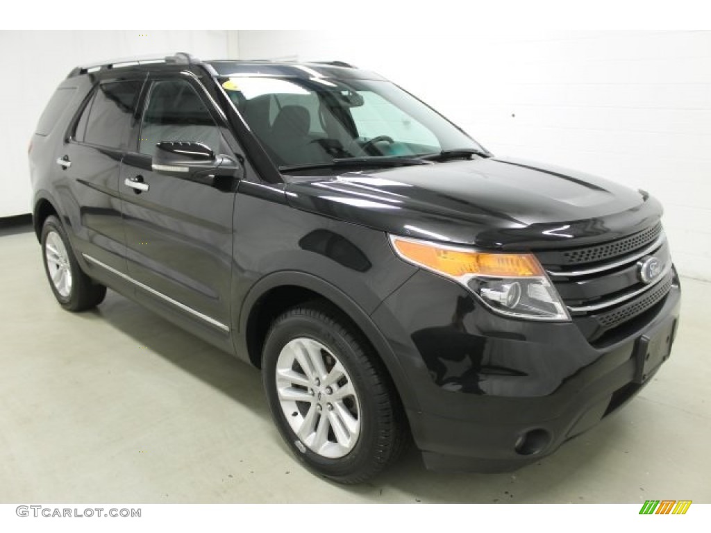 Tuxedo Black Metallic Ford Explorer