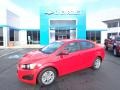 Victory Red 2012 Chevrolet Sonic LS Sedan