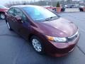 Crimson Pearl - Civic LX Sedan Photo No. 7