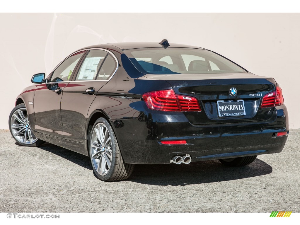 2016 5 Series 528i Sedan - Jet Black / Black photo #3