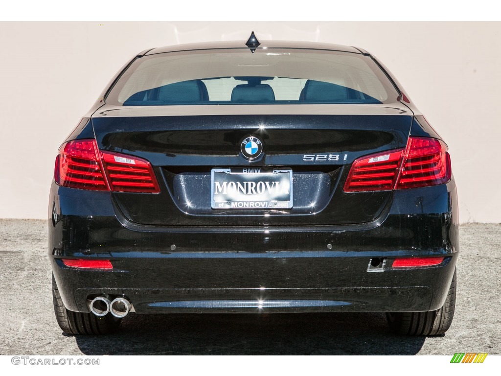 2016 5 Series 528i Sedan - Jet Black / Black photo #4