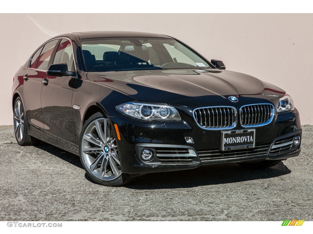 2016 5 Series 528i Sedan - Jet Black / Black photo #12
