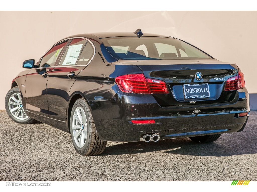 2016 5 Series 528i Sedan - Jet Black / Black photo #3