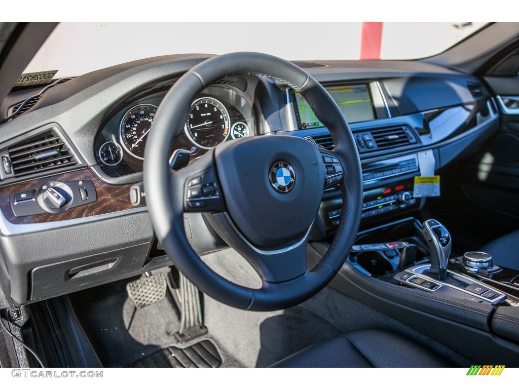2016 5 Series 528i Sedan - Jet Black / Black photo #6