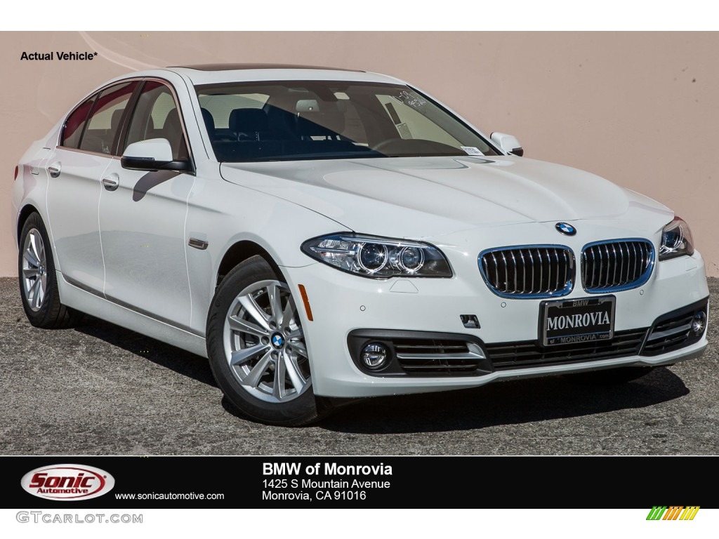 Alpine White BMW 5 Series