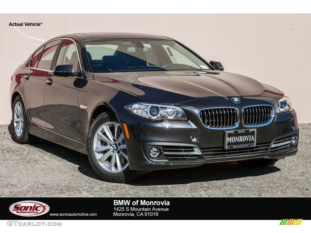2016 5 Series 528i Sedan - Dark Graphite Metallic / Black photo #1