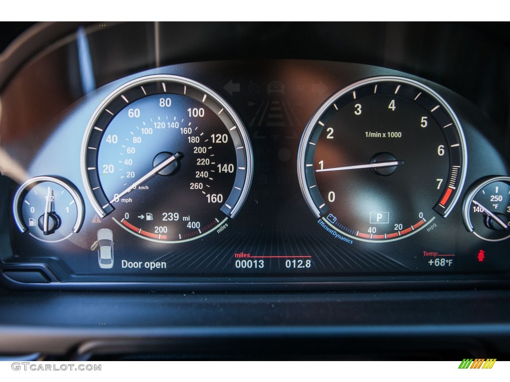 2016 5 Series 528i Sedan - Dark Graphite Metallic / Black photo #8