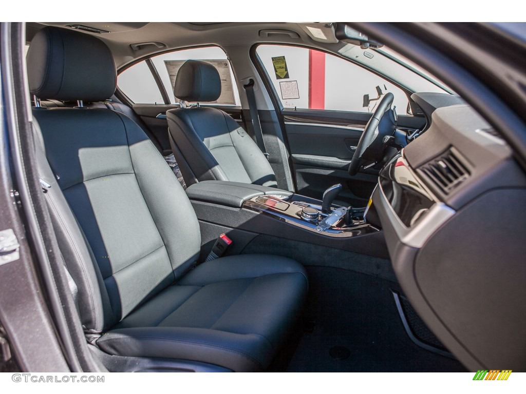 2016 5 Series 528i Sedan - Dark Graphite Metallic / Black photo #2