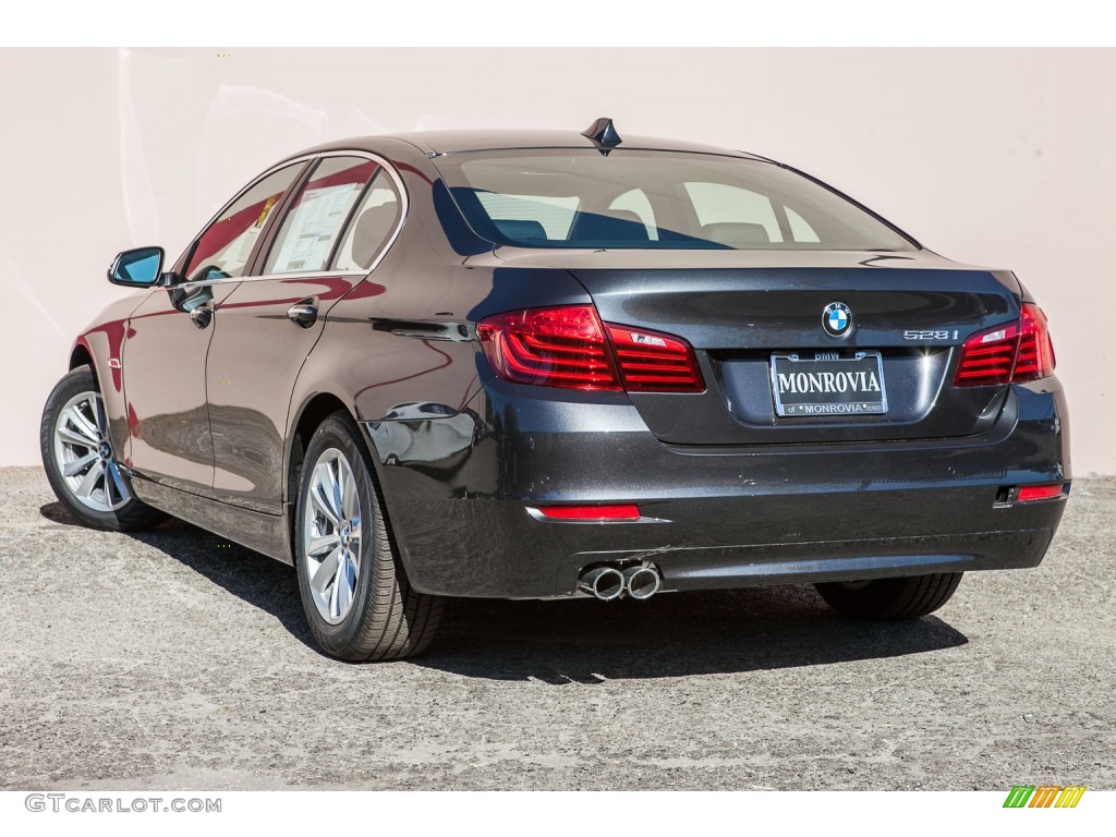 2016 5 Series 528i Sedan - Dark Graphite Metallic / Black photo #3