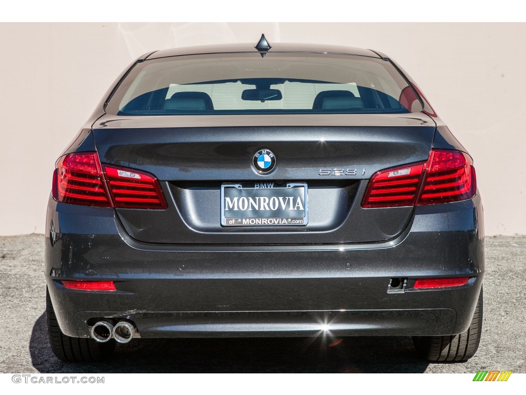 2016 5 Series 528i Sedan - Dark Graphite Metallic / Black photo #4