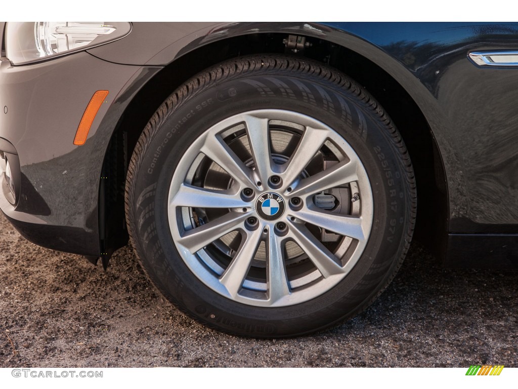 2016 5 Series 528i Sedan - Dark Graphite Metallic / Black photo #10