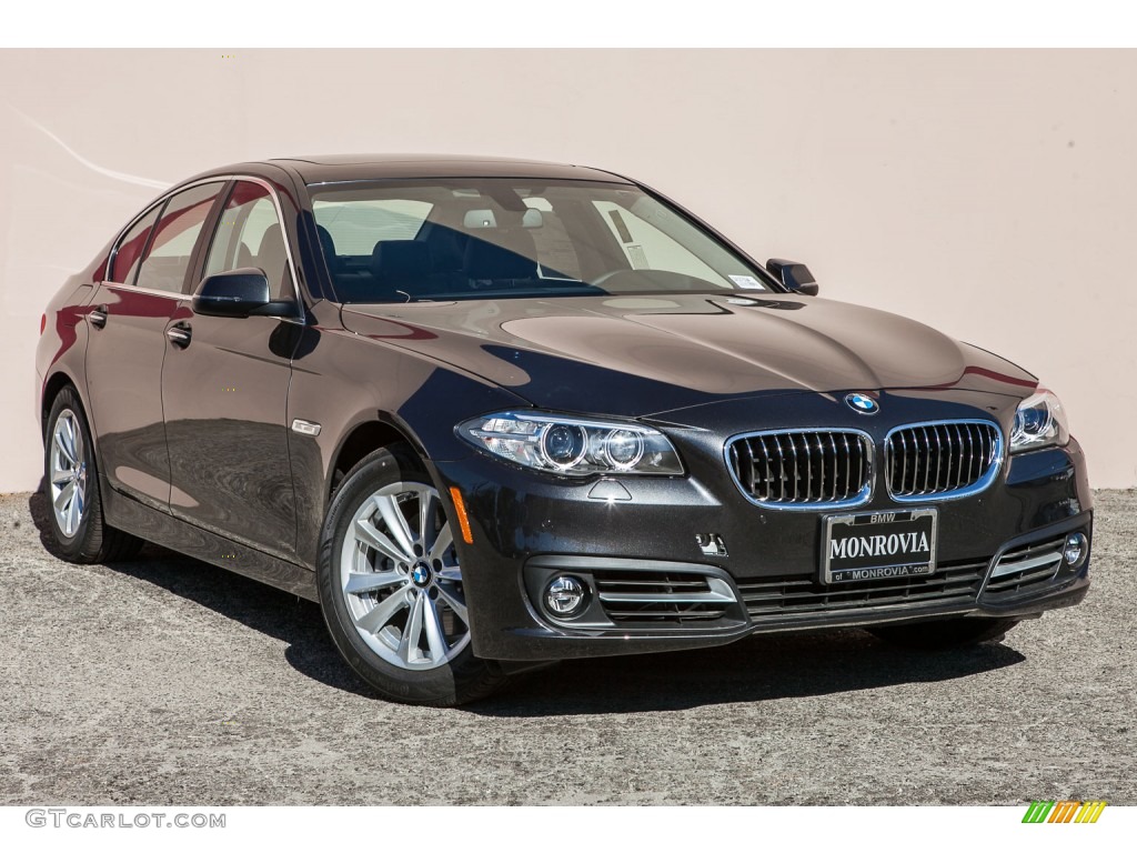 2016 5 Series 528i Sedan - Dark Graphite Metallic / Black photo #12