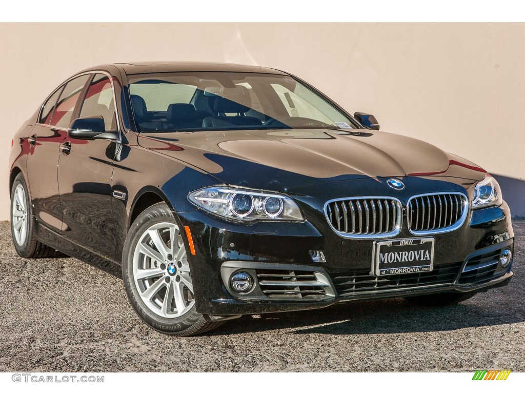 2016 5 Series 528i Sedan - Jet Black / Black photo #11