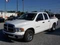 2005 Bright White Dodge Ram 1500 SLT Quad Cab  photo #7