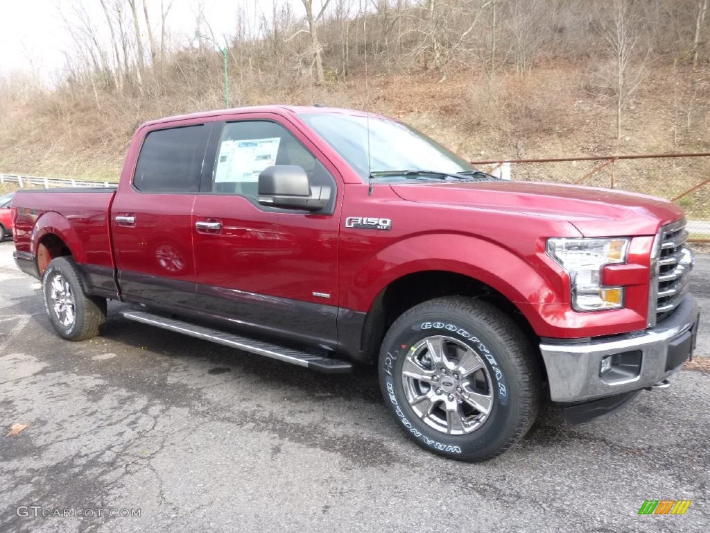 Ruby Red 2016 Ford F150 XLT SuperCrew 4x4 Exterior Photo #109152040