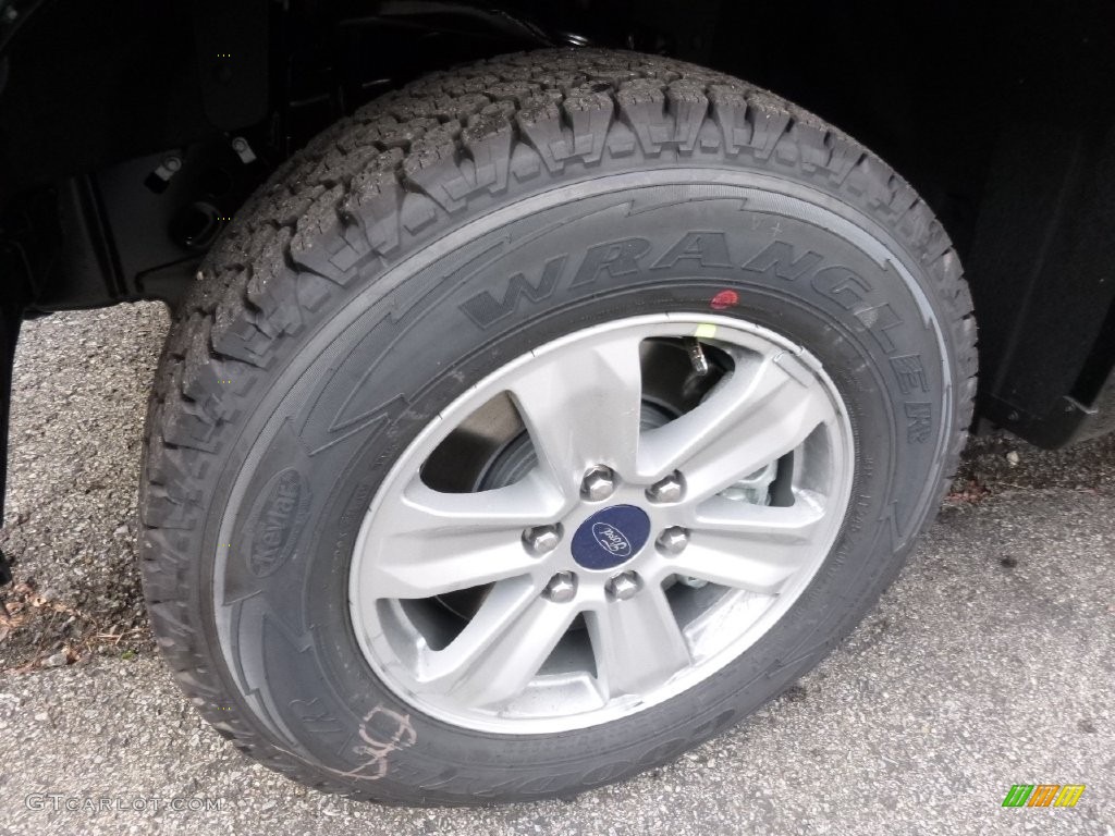 2016 F150 XL SuperCab 4x4 - Shadow Black / Medium Earth Gray photo #7