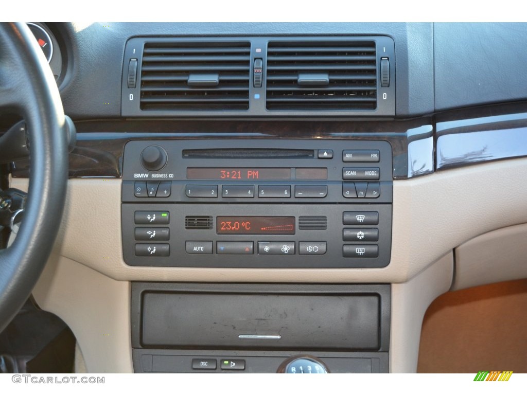 2003 3 Series 330i Sedan - Steel Blue Metallic / Sand photo #14