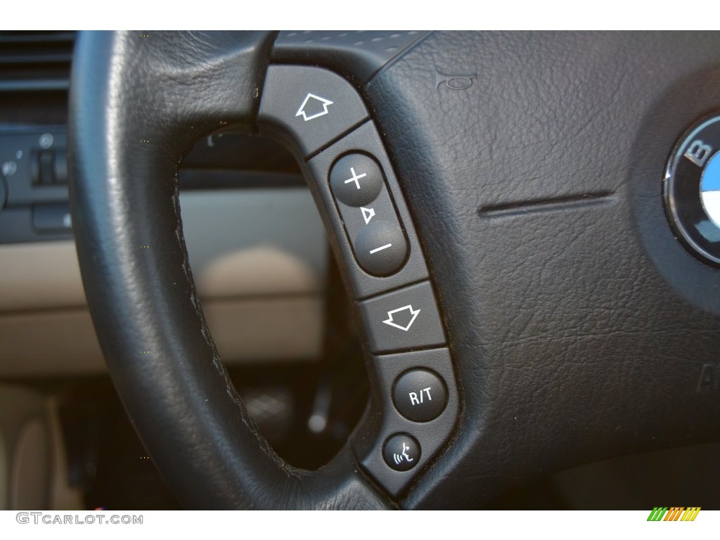 2003 3 Series 330i Sedan - Steel Blue Metallic / Sand photo #17