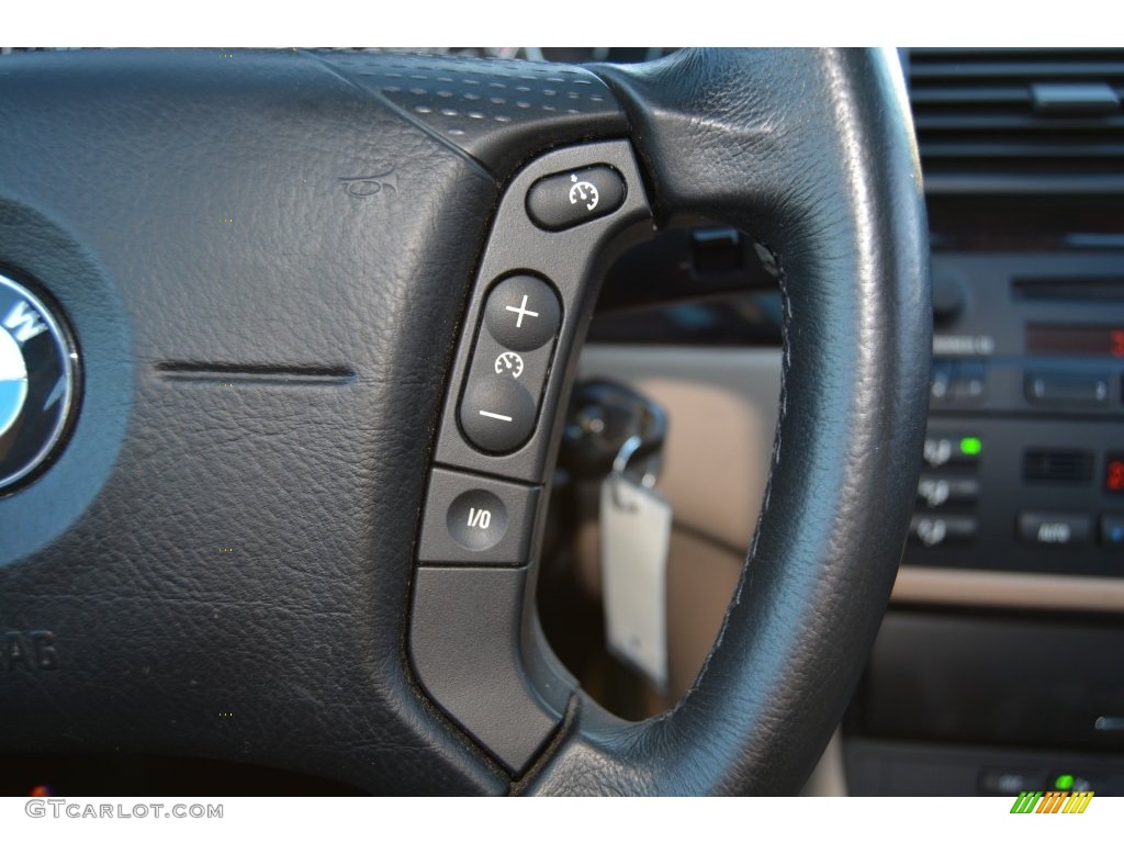 2003 3 Series 330i Sedan - Steel Blue Metallic / Sand photo #18