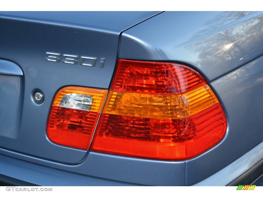 2003 3 Series 330i Sedan - Steel Blue Metallic / Sand photo #21