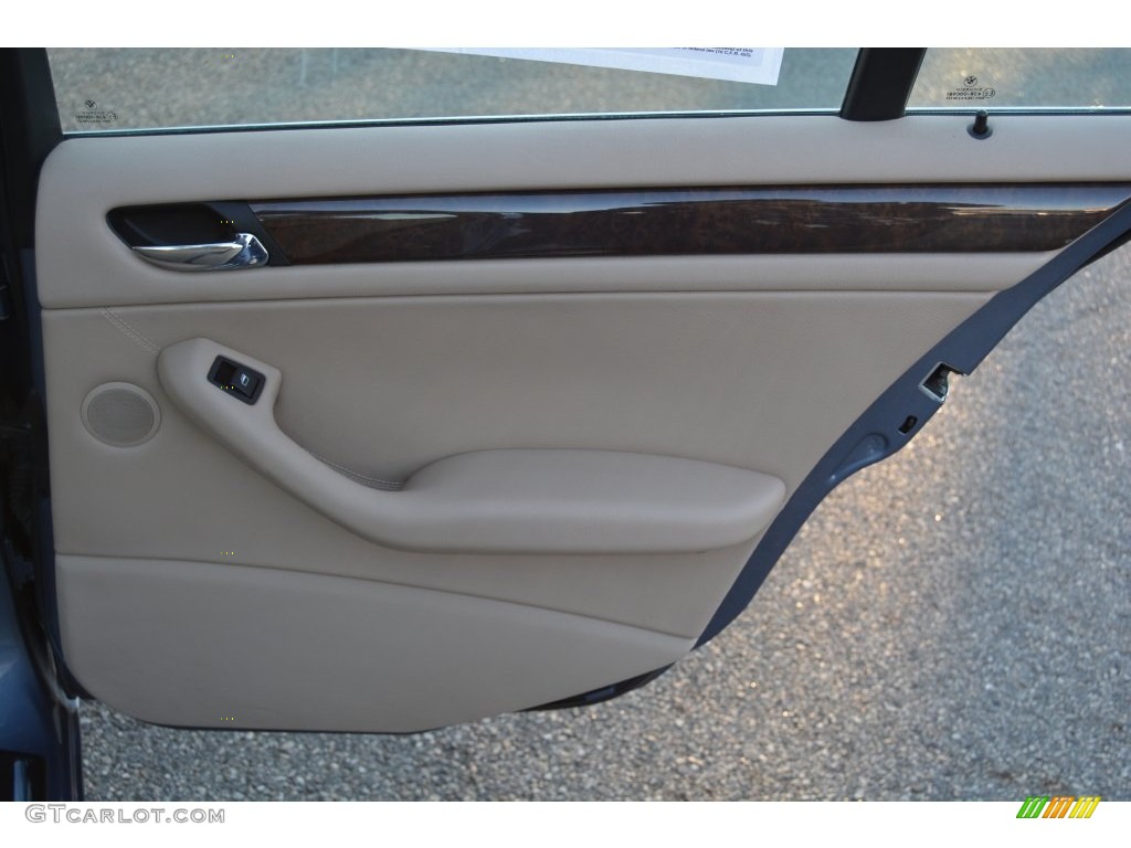 2003 3 Series 330i Sedan - Steel Blue Metallic / Sand photo #22