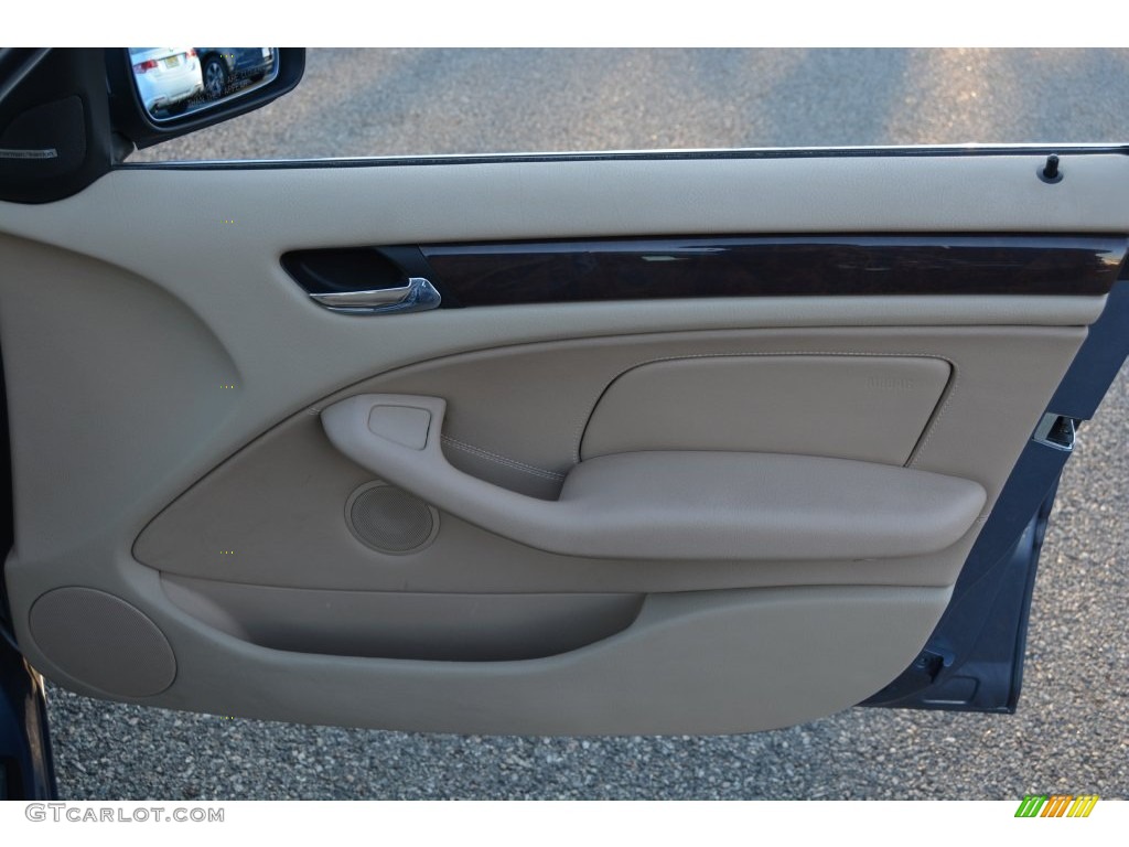 2003 3 Series 330i Sedan - Steel Blue Metallic / Sand photo #24