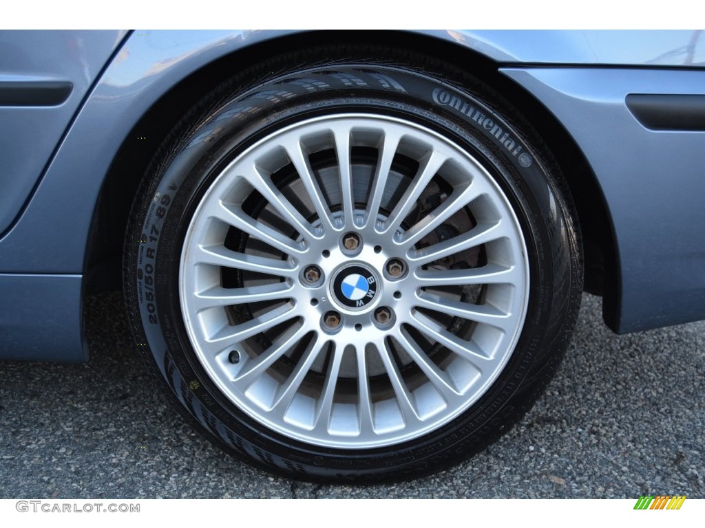 2003 3 Series 330i Sedan - Steel Blue Metallic / Sand photo #30