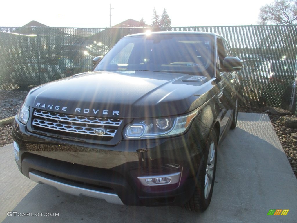 2016 Range Rover Sport HSE - Santorini Black Metallic / Ebony/Ebony photo #7