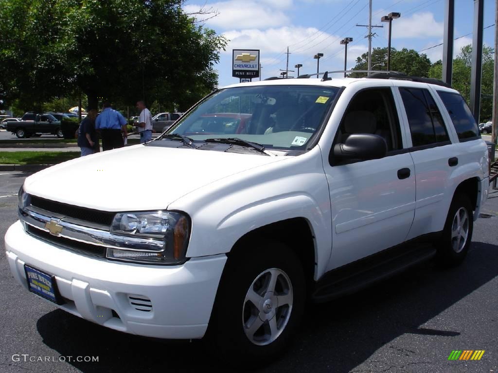 2006 TrailBlazer LS 4x4 - Summit White / Light Gray photo #1