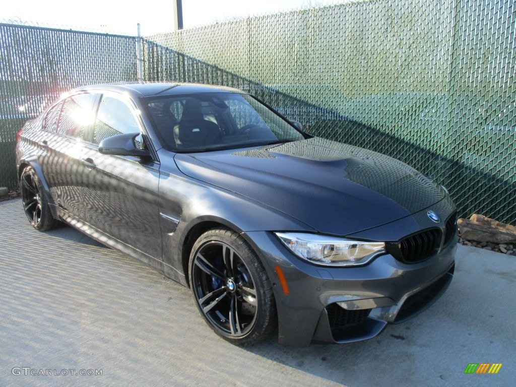 2016 M3 Sedan - Mineral Grey Metallic / Black photo #5