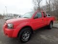 Aztec Red 2004 Nissan Frontier XE V6 King Cab 4x4