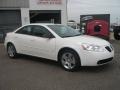 2008 Ivory White Pontiac G6 Sedan  photo #3