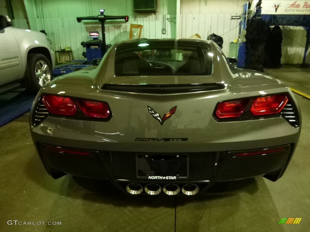 2016 Corvette Stingray Coupe - Shark Gray Metallic / Jet Black photo #5