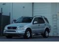 2001 Brilliant Silver Metallic Mercedes-Benz ML 320 4Matic  photo #9