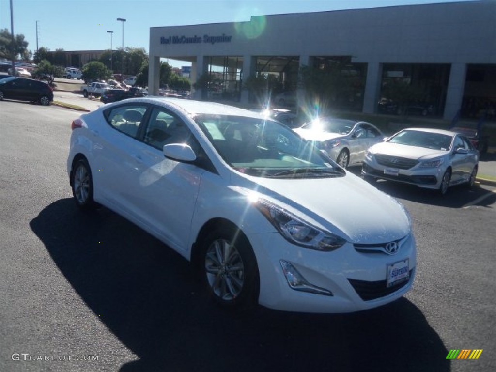 2016 Elantra SE - White / Beige photo #1